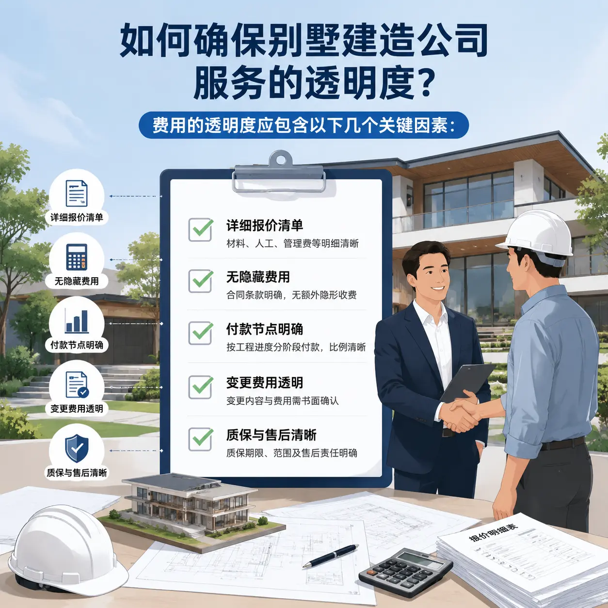 在 贞丰 如何确保别墅建造公司服务的透明度?