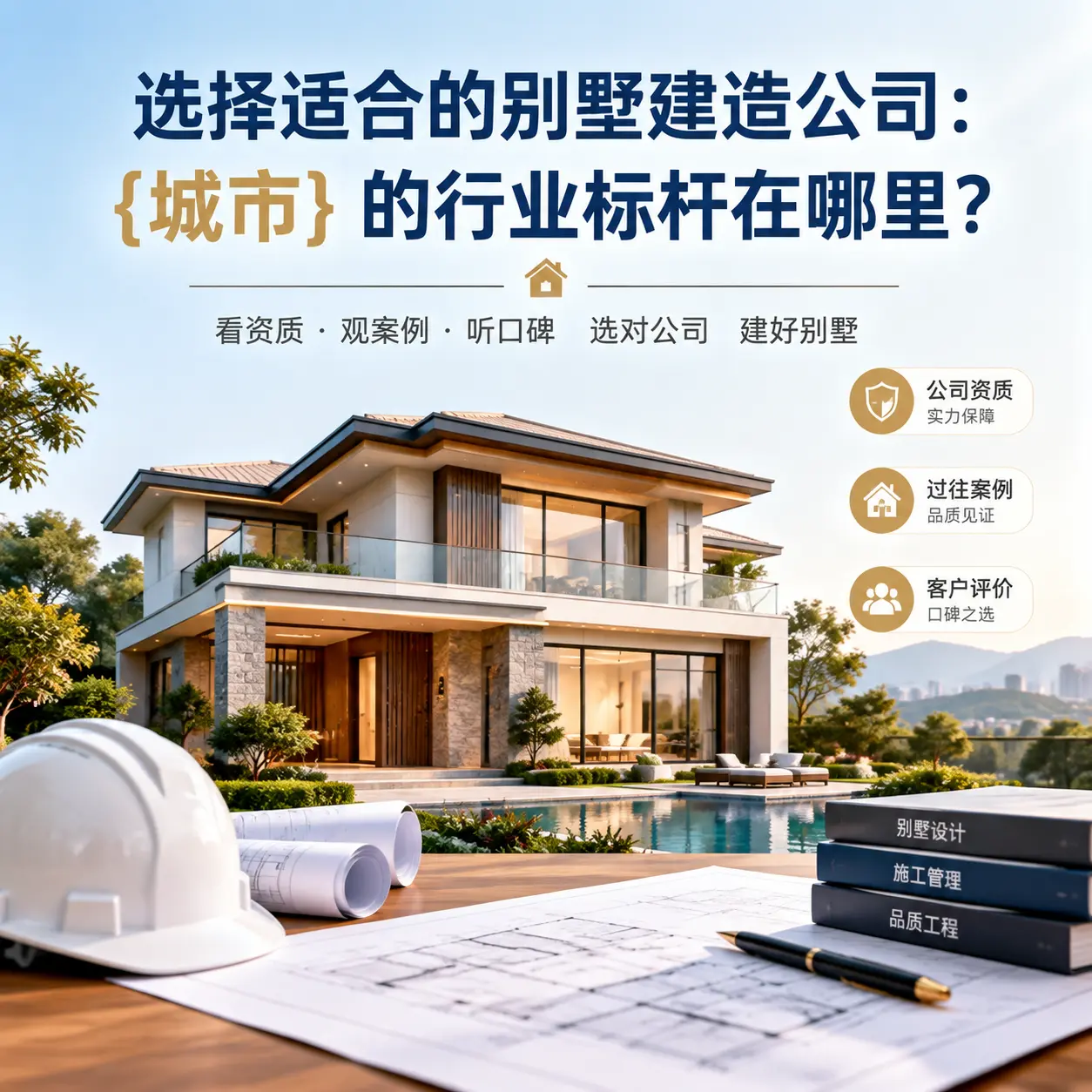 选择适合的别墅建造公司： 贞丰 的行业标杆在哪里？