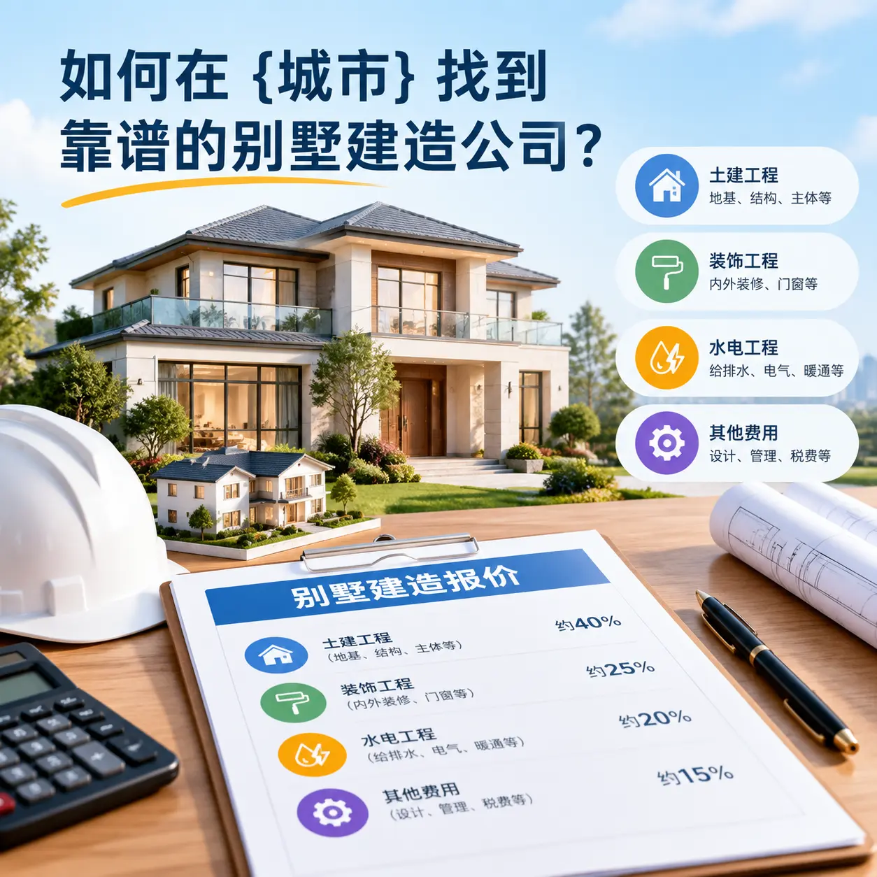 如何在 贞丰 找到靠谱的别墅建造公司?