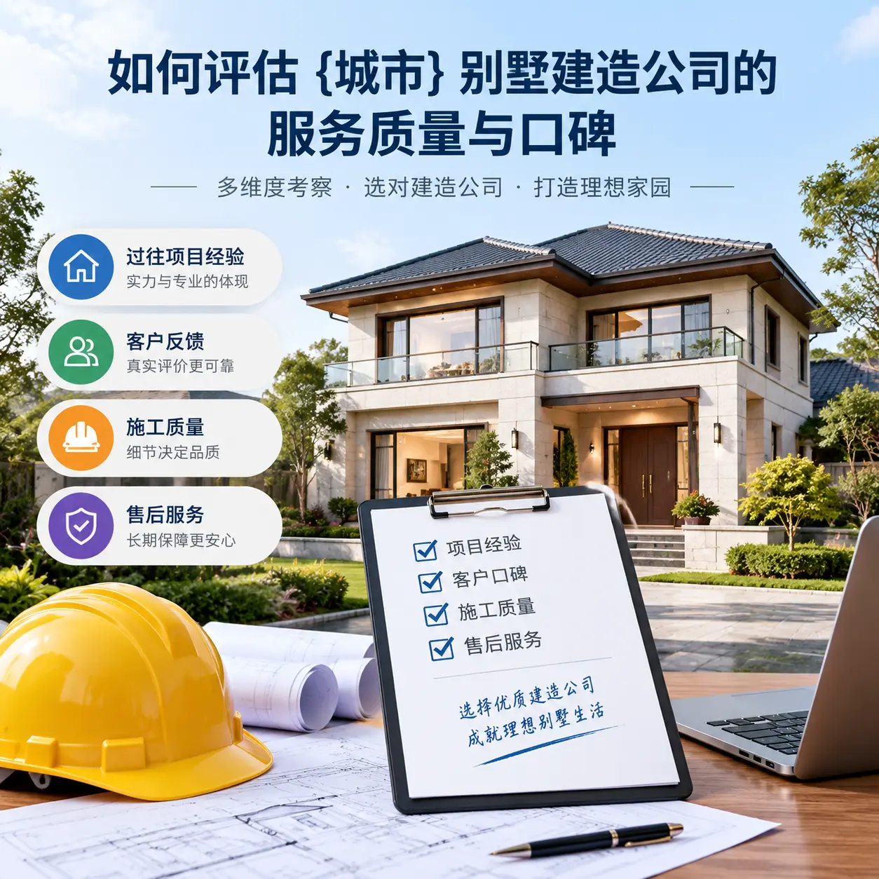 如何评估 贞丰 别墅建造公司的服务质量与口碑
