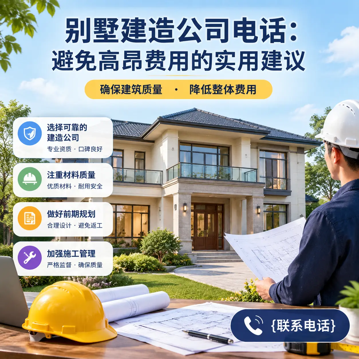 贞丰别墅建造公司电话：避免高昂费用的实用建议