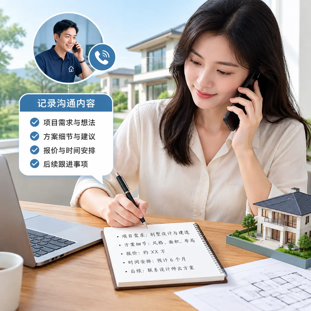 如何利用别墅建造公司电话进行有效沟通？